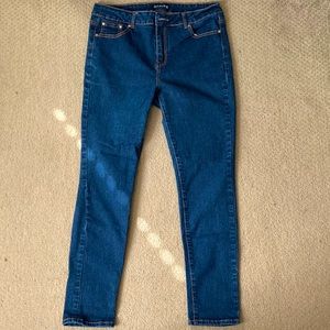 Diamante denim jeans, color: dark blue, size: 10